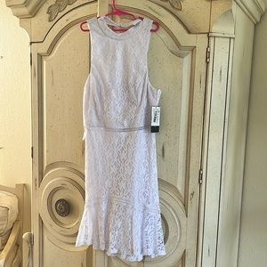 Jodi Kristopher White Lace Dress- NEW w/tags